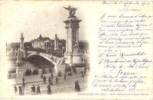 1900 Paris, Exposition Universelle, Pont Alexandre, Petit Palais / bridge, palace