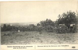 La Ferté-Milon, Cannons left by the Germans, WWI