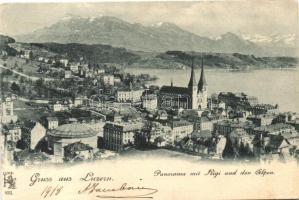 Lucerne, Luzern; Rigi, Alps