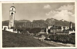 St. Moritz, Der Schiele Turm, Kulm-Hotel / tower, hotel