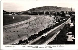 San Sebastian, Promenade and beach of la Concha