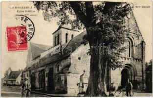 Ile Bouchard, Eglise St. Gilles / church, TCV card