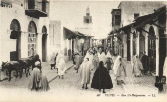 Tunis, Rue El-Halfaouine / street, folklore