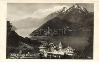 Vierwaldstättersee, Lake Lucerne; Hotel Kurhaus Fürigen