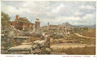 Athens, Athenes; Cimitiere du Céramique / cemetery