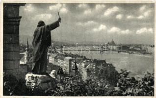 Budapest, Dunai látkép a Szent Gellért szoborral