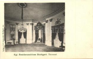 Stuttgart, Kgl. Residenzschloss, Thronsaal / palace, interior
