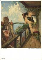 Bodensee, Meersburg, F.A. Ackermann's Kunstverlag 4229. s: L. Mössler