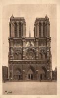 Paris, Notre Dame, facade / West front