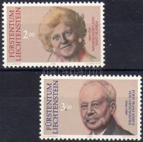 Franz Josef II. und Gina Satz, II. Ferenc József és Gina sor, Franz Joseph II and Gina set