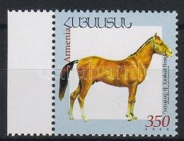 Pferd Marke mit Rand, Ló ívszéli bélyeg, Horse margin stamp