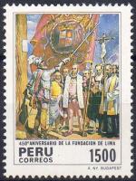 Lima 450 éves, 450th anniversary of the city Lima, 450 Jahre Stadt Lima