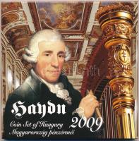 2009. 5 Forints - 200 Forints (6xdiff) + "Haydn" Ag commemorative medal (12g/0.999/29mm) 2...