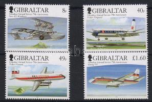 75th anniversary of the airmail set, 75 éves a légiposta sor, 75 Jahre Flugpostdienst Satz