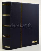 LINDNER Berakó 1179 32 fekete lappal kék 230x305mm, Stockbook 