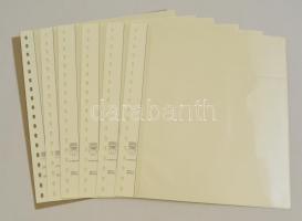 LINDNER T-Blank pages with 2 pockets: 164 mm - pack of 10, Lindner T-blanko albumpótlás 802203, T-Blanko-Blätter mit 2 Streifen: 164 mm - 10er-Packung