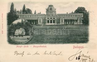 1898 Budapest XIII. Margitsziget, Margitfürdő, forrás