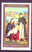 Christmas stamp, Karácsony bélyeg, Weihnachten Stamp