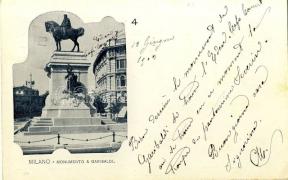 Milano, Milan; Garibaldi monument
