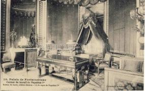 Fontainebleau, Palais, Cabinet de travail de Napoleon / palace, workroom, interior
