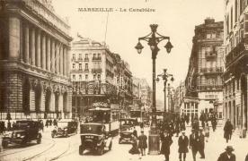 Marseille, Canebiére, automobile, tram