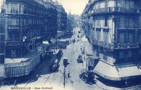 Marseille, Rue Colbert, J. Gaudine Pharmacie, Louvre Dentaire / street, pharmacy, dentist, automobile