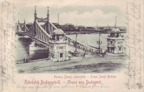 1898 Budapest (Ferenc József) Lánchíd