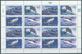 Delfinek kisív, Dolphins mini sheet, Delphine Kleinbogen