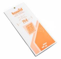 Klemmstreifen, 210 x 70 mm, glasklar, 10 Stück, doppelte Klemmnaht Hawid filacsík, víztiszta, 210 x ...