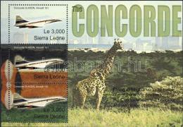 Concorde minisheet (giraffe), Concorde kisív (zsiráf), Concorde Kleinbogen (Giraffe)