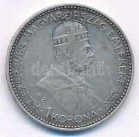 1896. 1 Korona "Millennium" Kremnica 1896KB 1K "Millennium" Körmöcbánya 1896. 1 ...