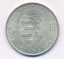 1947. 5 Forint "Lajos Kossuth" 1947. 5Ft "Kossuth Lajos" 1947. 5 Forint "La...