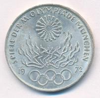 1972D 10M "Müncheni Olimpia / Olimpiai Láng", 1972D 10 Mark "Olympic Games Munich / Olympic Flame", 1972D 10 Mark "Olympische Spiele München / Olympische Flamme"