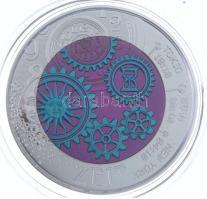 2016. 25 Euro "Time" in original case, with certificate 2016. 25E "Idő" eredeti ...