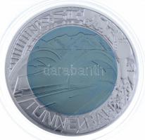 2013. 25 Euro "Tunneling" in original case, with certificate 2013. 25E "Alagútépítés&...