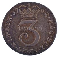 1762. 3 Pence "George III" 1762. 3p "III. György" 1762. 3 Pence "George III...