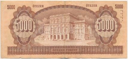 1990. 5000 Forint "H 52558095" 1990. 5000Ft "H 52558095"