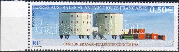 Concordia französisch-italienisches Forschungsinstitut Marke mit Rand Concordia francia-olasz kutató...