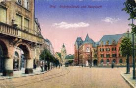 Metz Vasút utca, főposta, Metz Railway street, post office