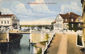 Brandenburg, St. Annenbrücke / híd, Brandenburg, St. Annenbrücke / bridge