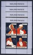 Tod von Papst Johannes Paul II. Kleinbogensatz, II. János Pál pápa halála kisívsor, Death of pope John Paul II minisheet set