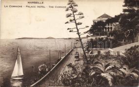 Marseille, Palace hotel, villamos, Marseille, Palace hotel, tram