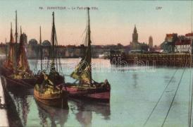 Dunkirk, Dunkerque; port, sailing ships