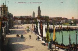 Dunkirk, Dunkerque; Cap, Quay des Américains / sailing boats