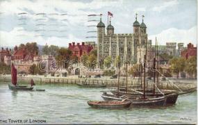 London, Tower of London, ships, s: A. R. Quinton
