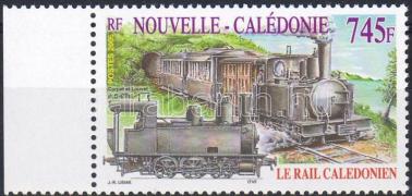 Eisenbahn Marke mit Rand, Vasút ívszéli bélyeg, Railway margin stamp