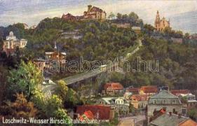 Dresden, Weisser Hirsch (Loschwitz), sikló, Dresden, Weisser Hirsch (Loschwitz), funicular railway