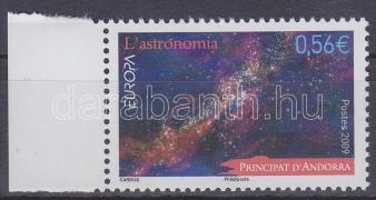 Europa CEPT Astronomy margin stamp, Europa CEPT Csillagászat ívszéli bélyeg, Europa CEPT Astronomie Marke mit Rand