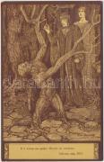 Dante Isteni színjátékának illusztrációja, A Pokol XIII. s: Elio Anichini, Dante's Divine Comedy illustration, Inferno s: Elio Anichini